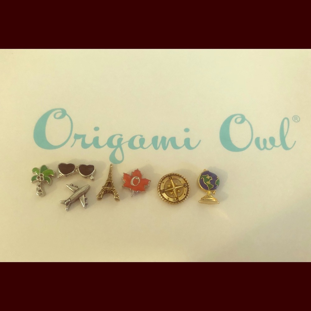 Origami Owl Charms ( Travel/ Adventure Theme)